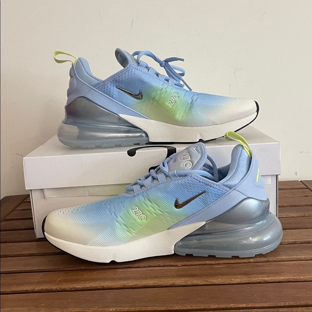 Nike Air Max 270 Aluminum/Metallic Silver US Women Sz 9.5/UK 7/EU 41(IB7937-468) - Picture 2 of 11